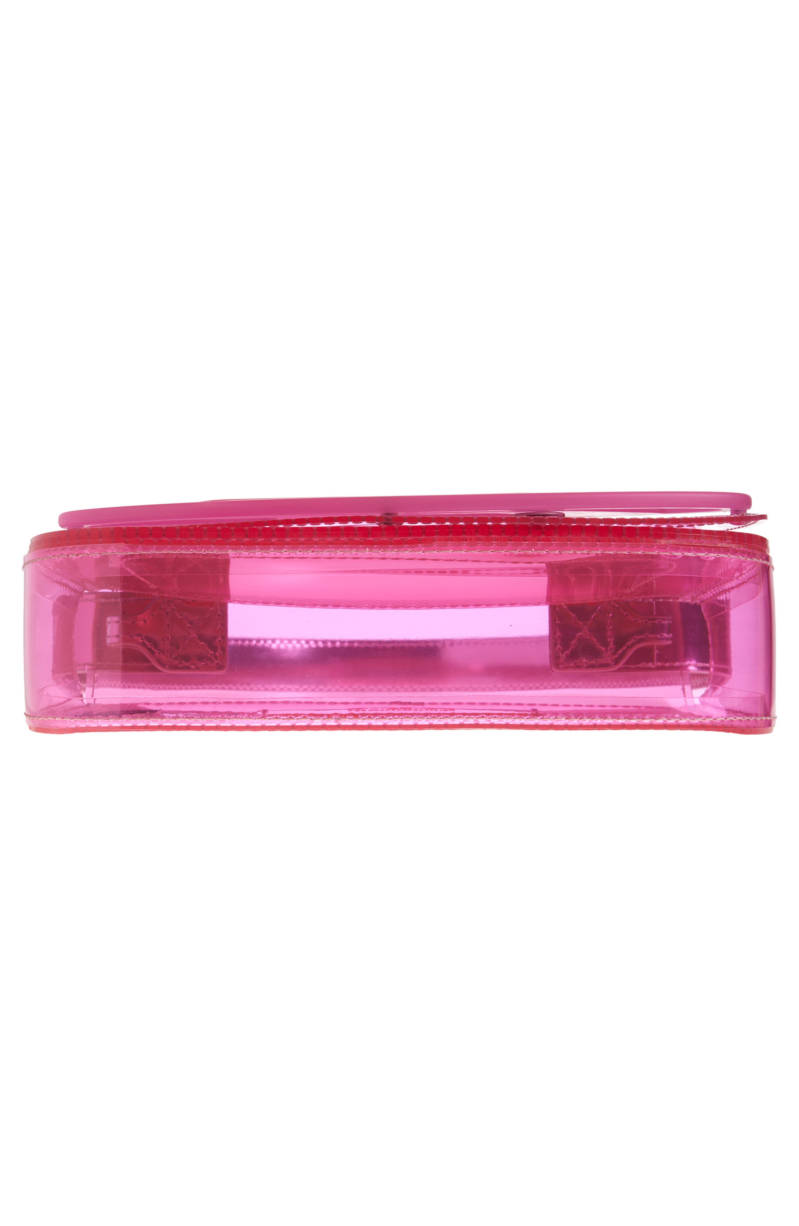 DIESEL<sup>®</sup> 1DR Logo Clear Shoulder Bag, Alternate, color, Pink