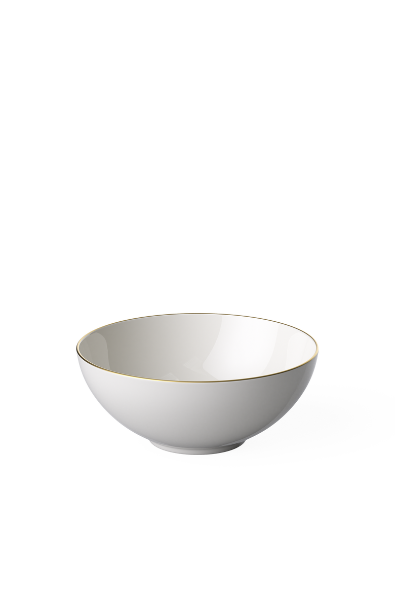 Villeroy & Boch Anmut Gold Fruit Dish, Main, color, White
