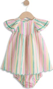 NEXT Rainbow Stripe Dress