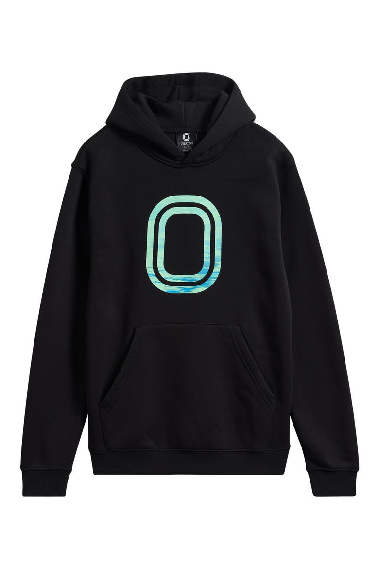 Kids' Motion Graphic Hoodie, Main, color, BLACK