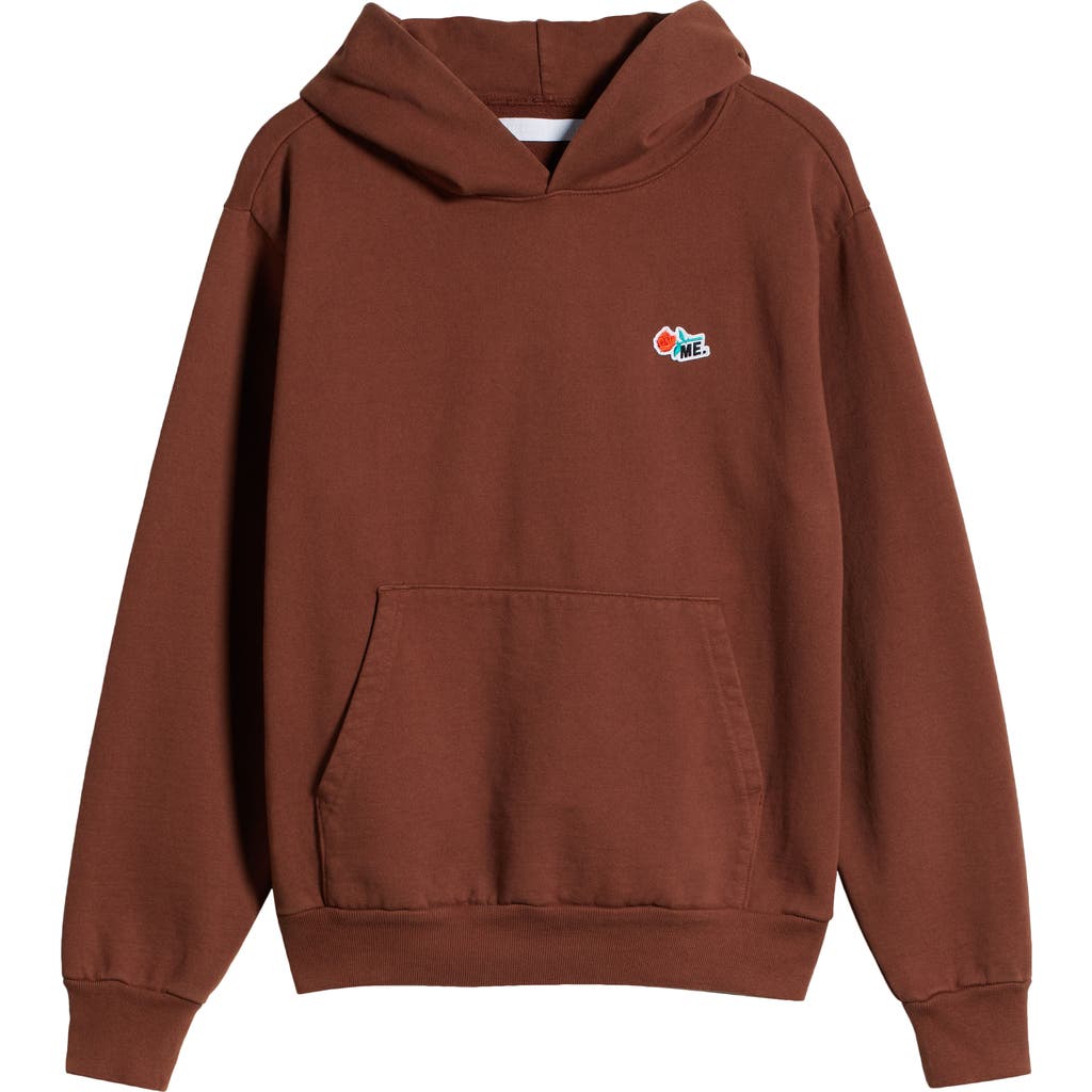 Melody Ehsani Heavy Fleece Hoodie In Milk Chocolate