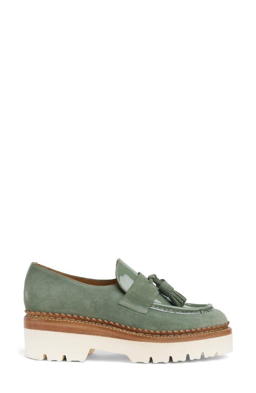 The Office Of Angela Scott Ms. Kelly Platform Loafer In Green