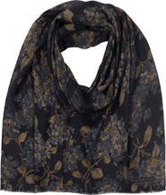 Lauren Ralph Lauren Floral Wool Oversized Wrap