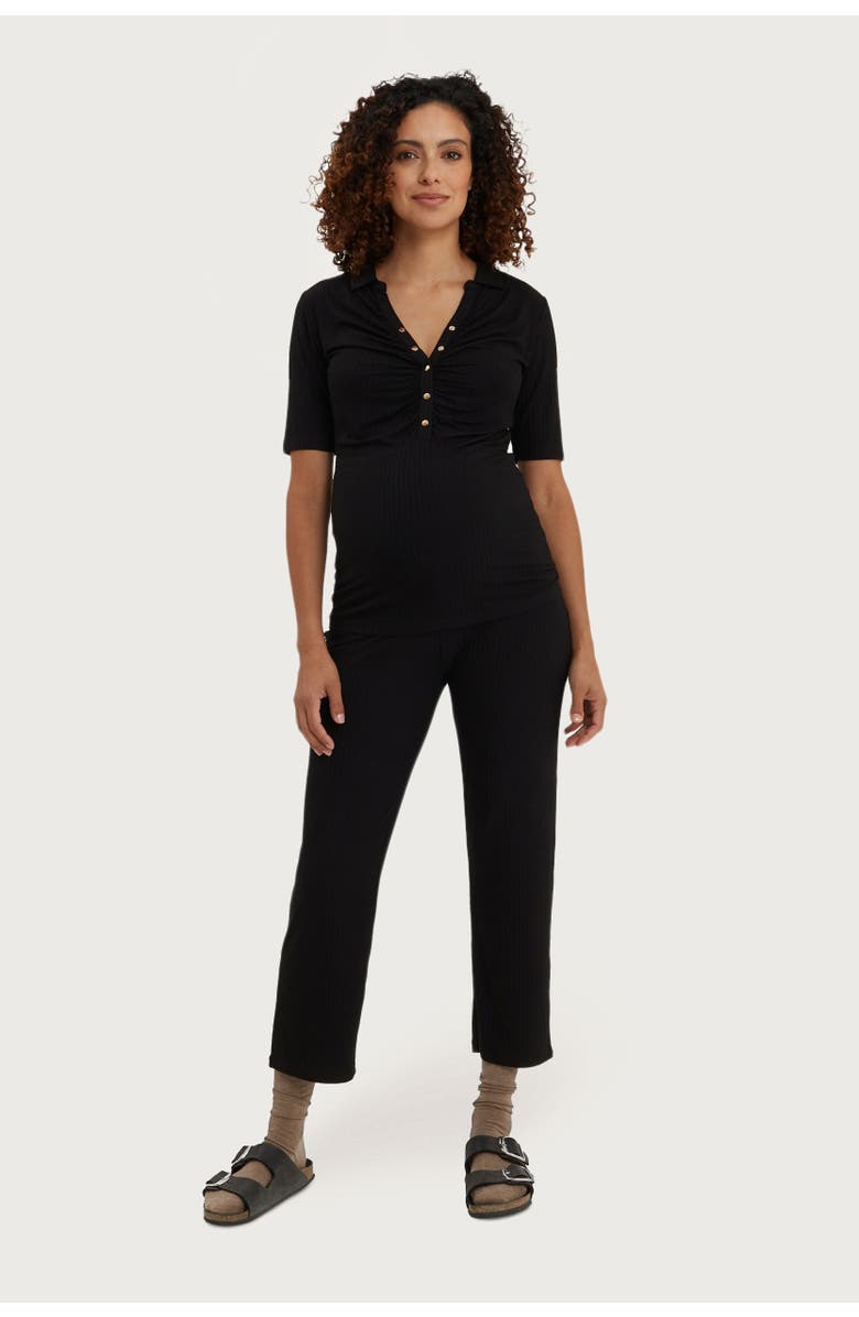 Nom Maternity Calista Maternity 
Nursing Top, Main, color, Black