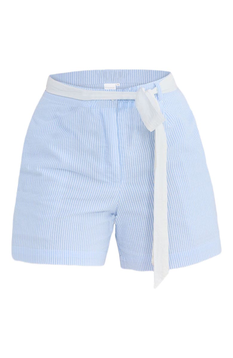 Reistor Regular Fit Shorts in Stripes, Alternate, color, Linear Rhythm