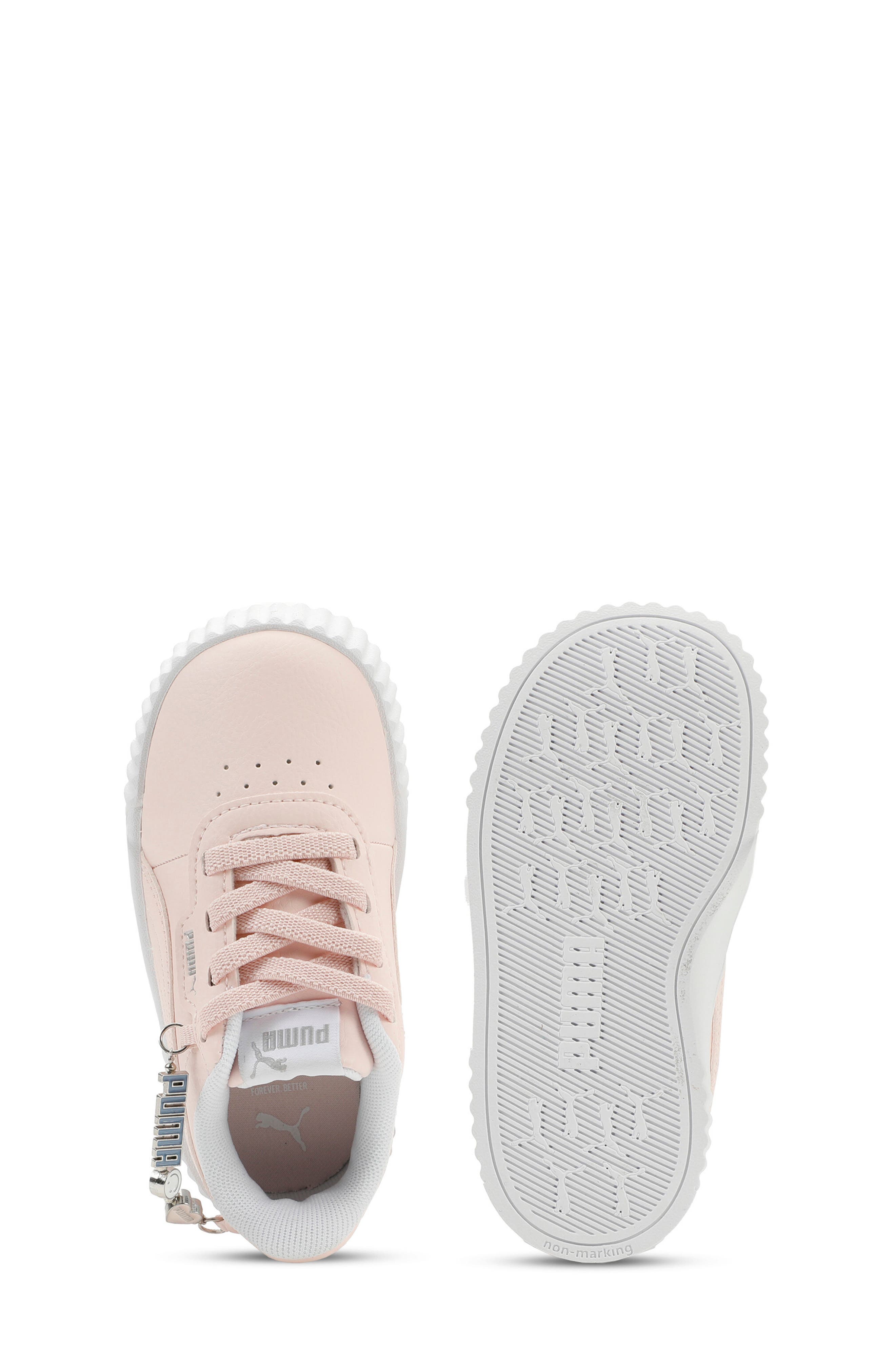 Kids' Carina 3.0 First Blossom Sneaker, Alternate, color, FROSTY PINK-PUMA WHITE-SILVER