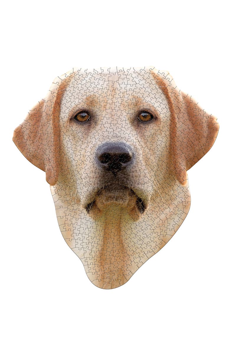 Madd Capp I Am Lab 550 Piece Dog Shaped Jigsaw Puzzle, Alternate, color, Multicolored