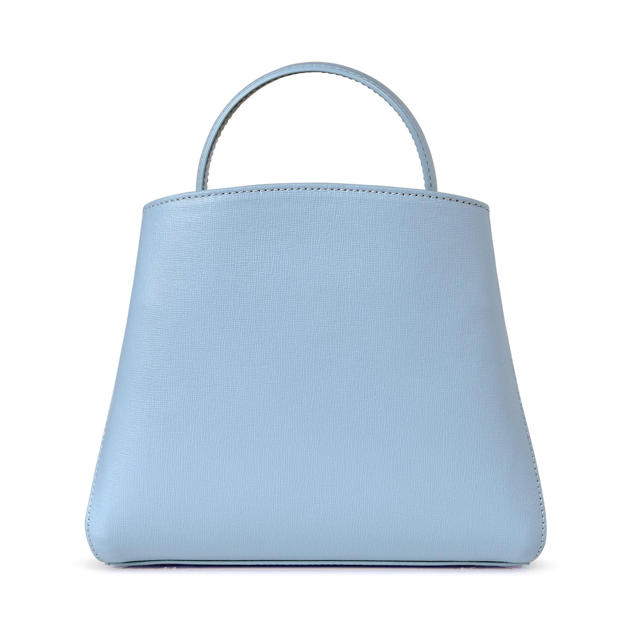 DESERI Rosa Mini Monochrome Handbag, Alternate, color, Light Blue