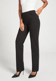 Betabrand Two Pocket DPYP Dress Pant Yoga Pants Straight Leg