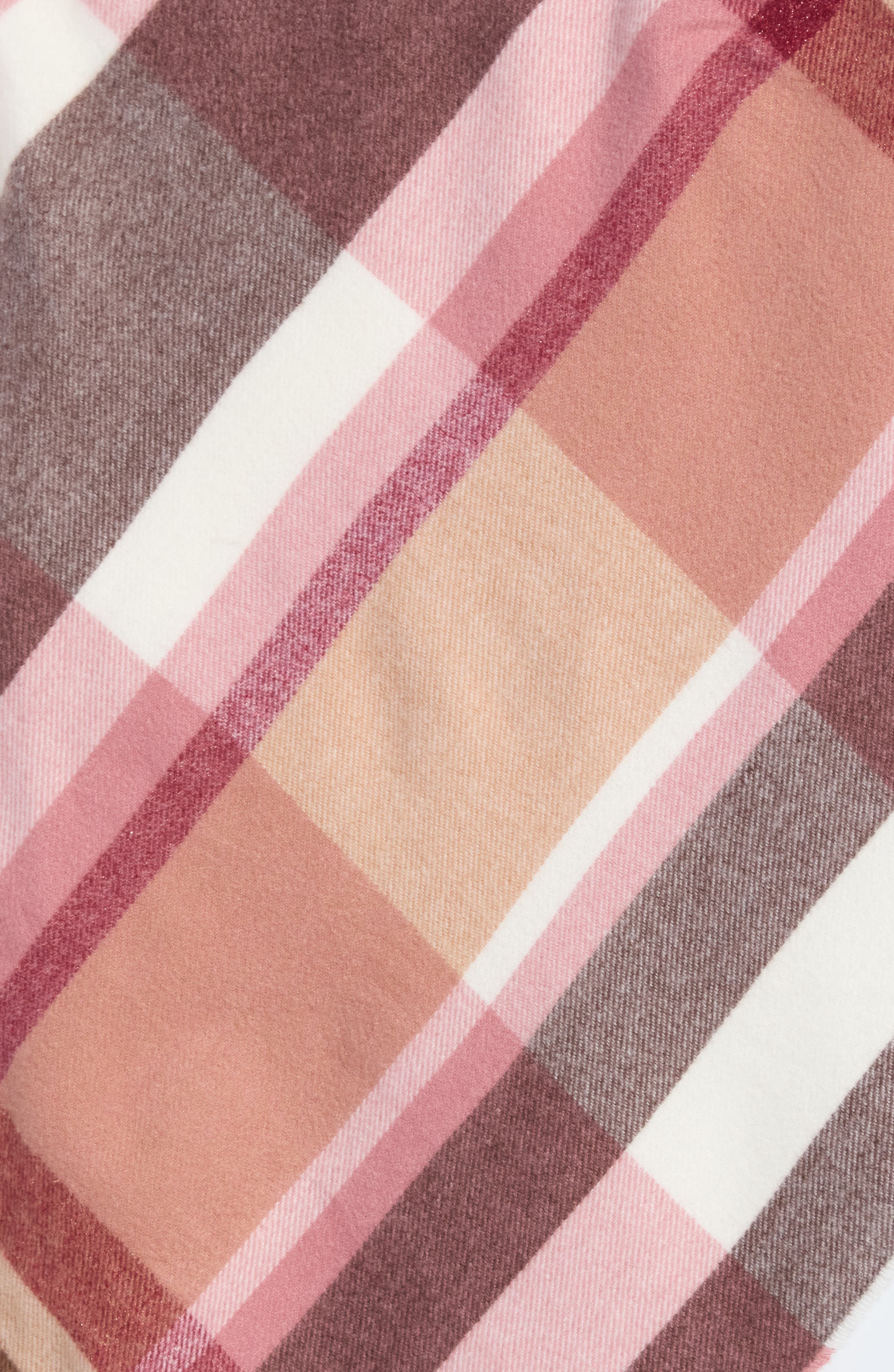 Plaid Triangular Scarf