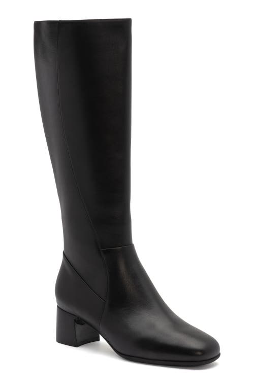 Abeo Avenue Tall In Black Nappa - Regular