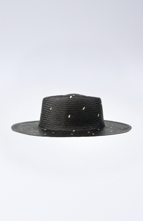 Heads Of State Hat Co. Boater Straw Hat In Black
