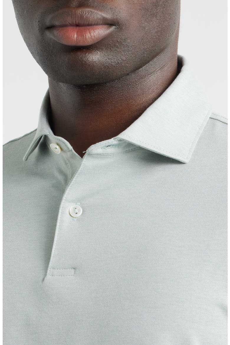Crown Crafted Albatross Pima Cotton Blend Polo, Alternate, color, LIGHT WILLOW