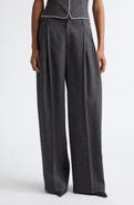 Alexander Wang Mid Rise Tailored Wide Leg Pants