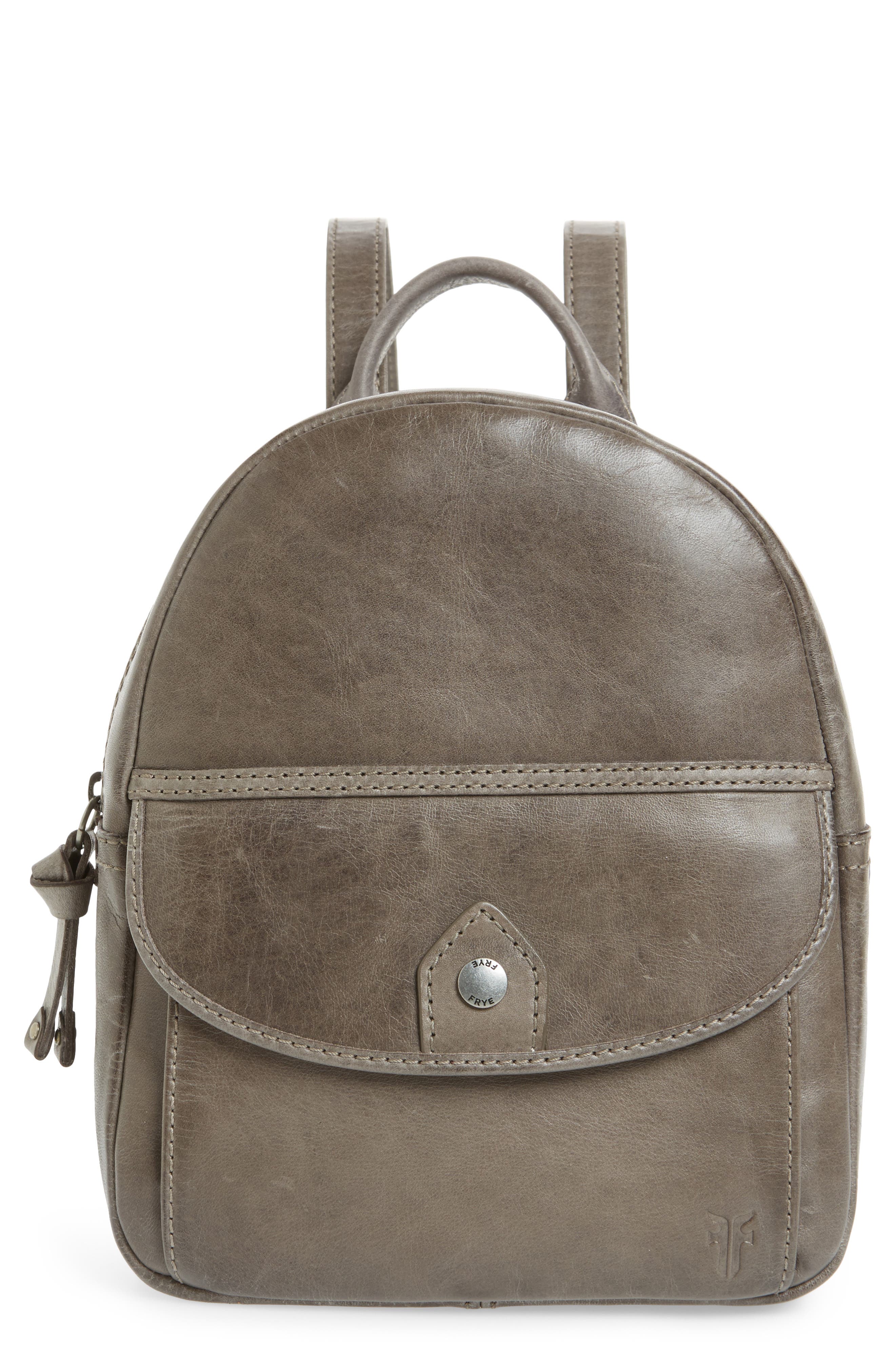 Frye Melissa Mini Leather Backpack, Main, color, 