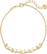 DEVATA Butterfly Chain Bracelet in 14K Gold
