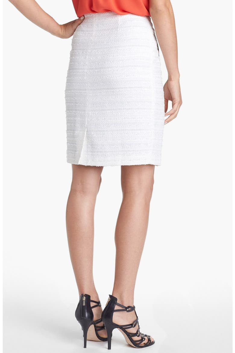 Textured Pencil Skirt, Alternate, color, CREAM CLOUD