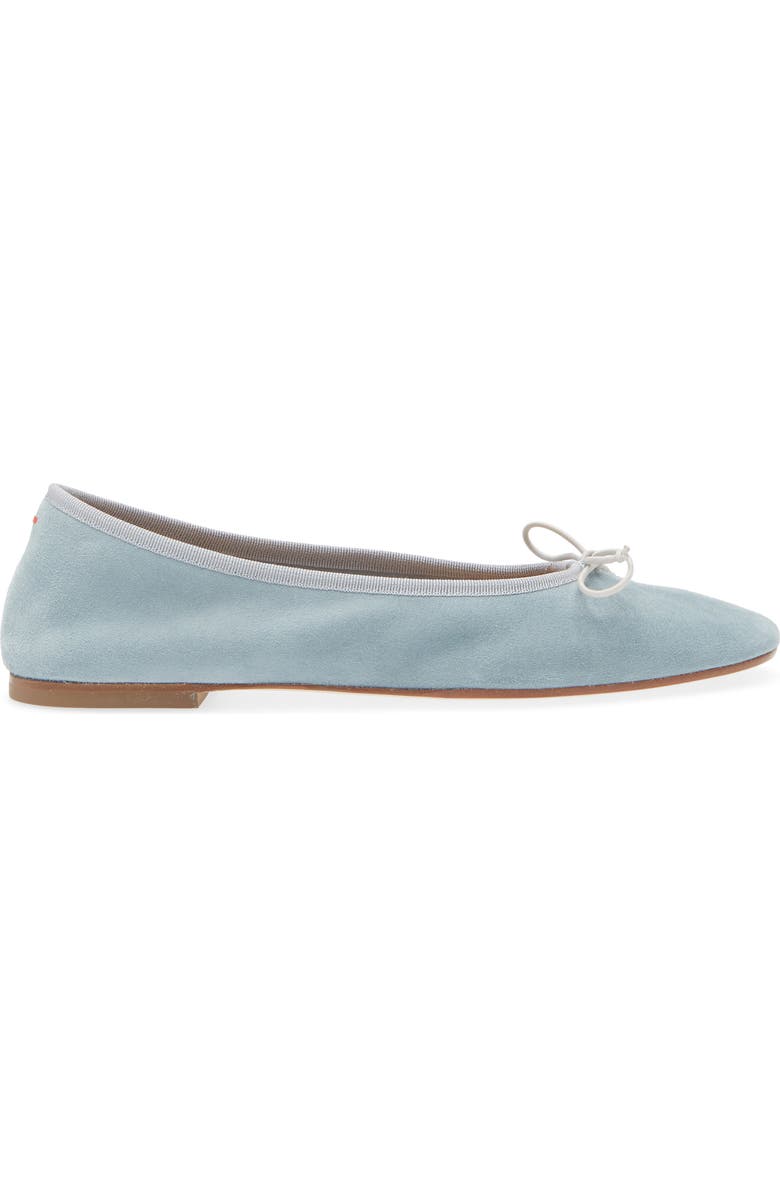 aeyde Tiby Ballet Flat, Alternate, color, Glass