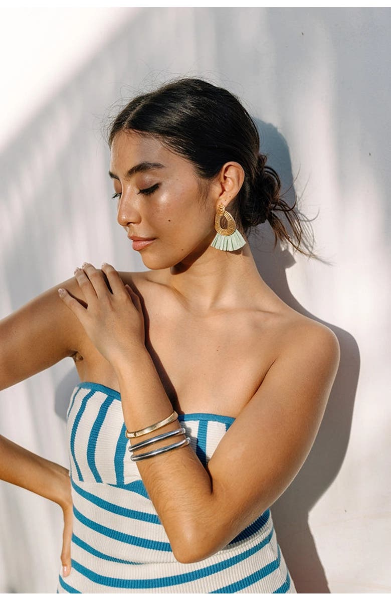 Noonday Cobra Bracelet, Alternate, color, Silver