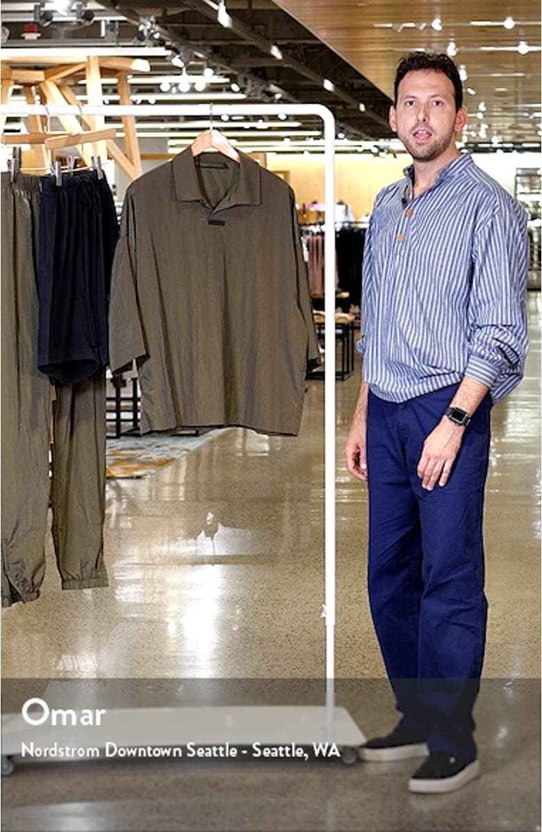 Gender Inclusive Ripstop Nylon Polo, sales video thumbnail