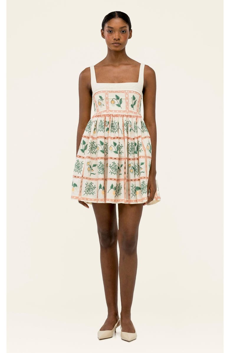 Agua by Agua Bendita Barbara Uchuva Mini Dress, Alternate, color, Multi