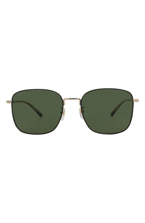 Novelty 58mm Rectangular Sunglasses