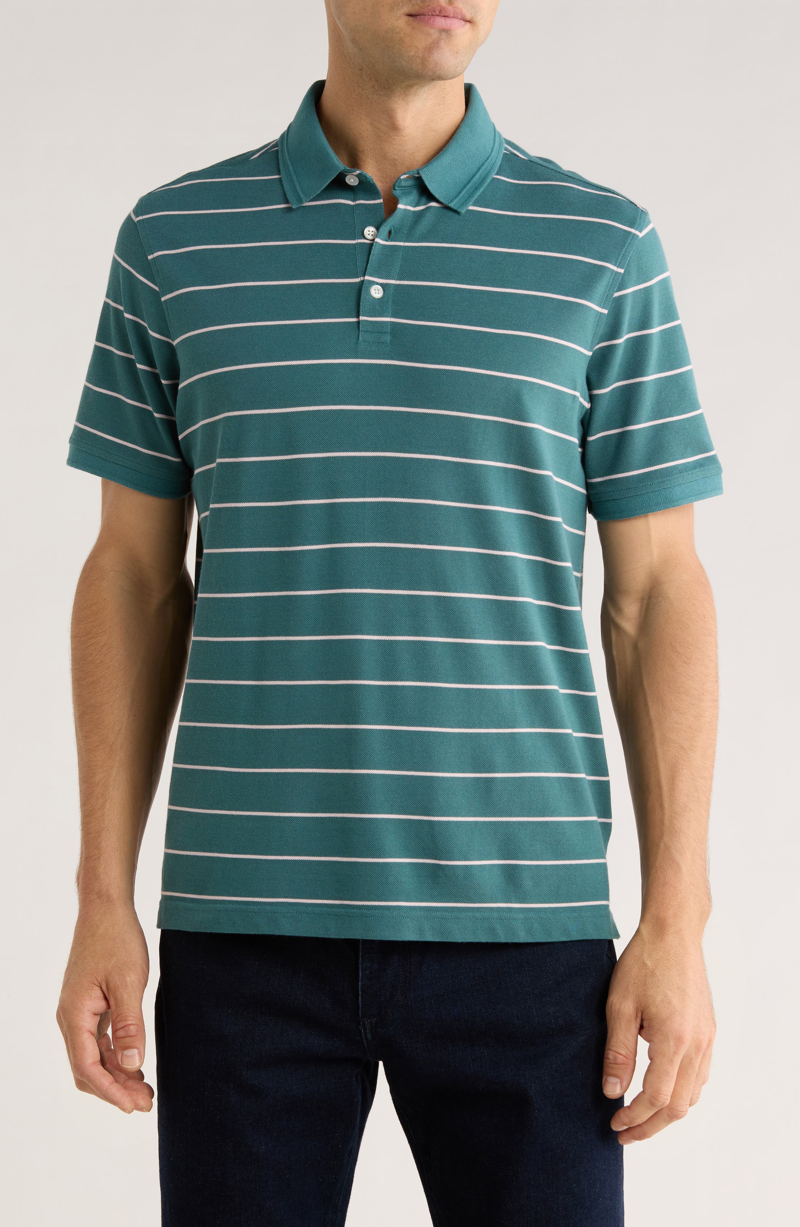 TEAL BIFF STRIPE