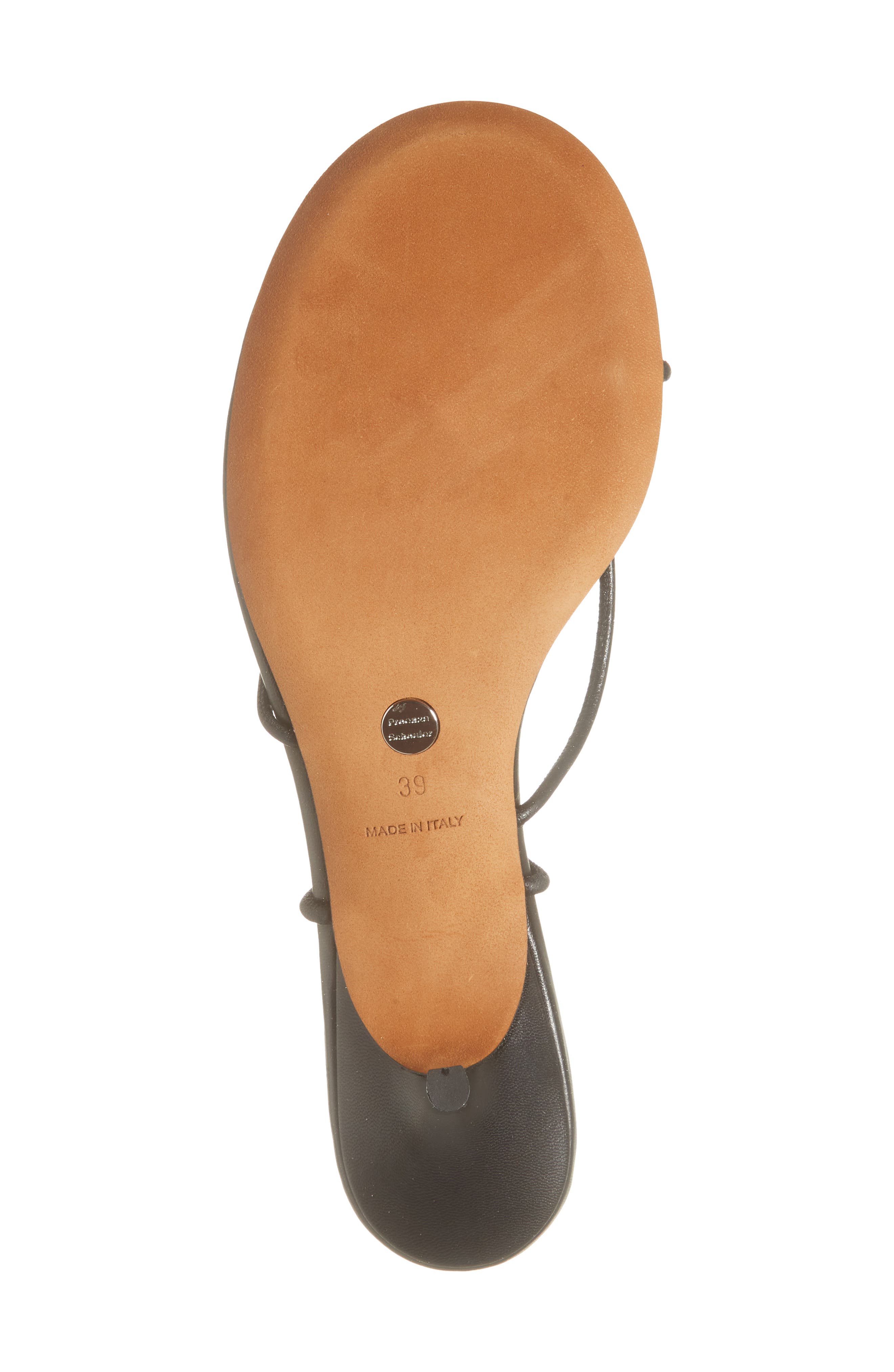 Proenza Schouler Slash Tie Kitten Heel Sandal, Alternate, color, Black