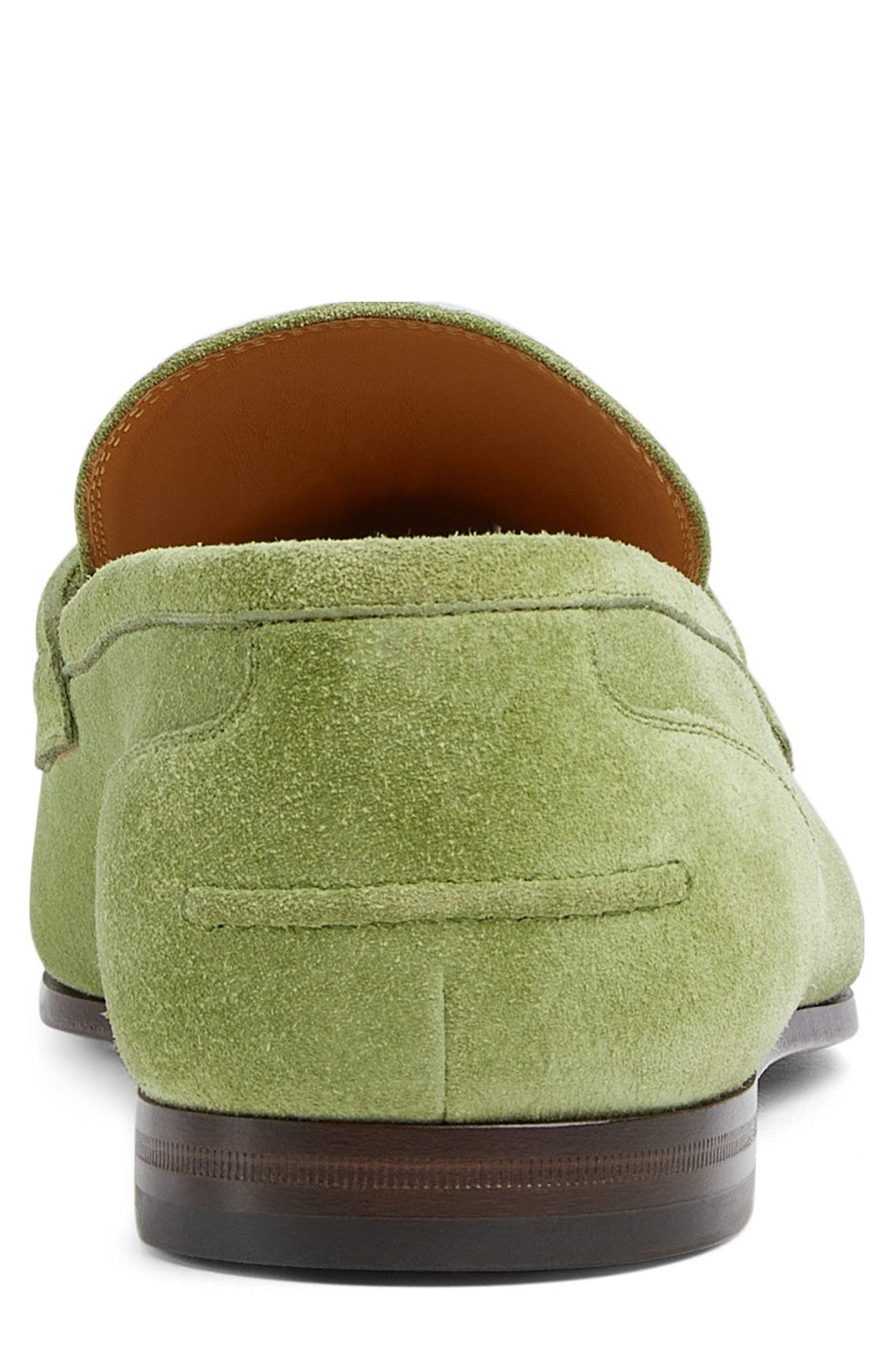 Gucci Jordaan Horsebit Loafer, Alternate, color, Olive