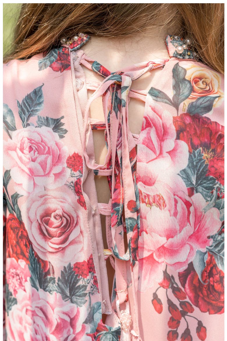 Flora Flower Print Jumpsuit, Alternate, color, Pink Floral