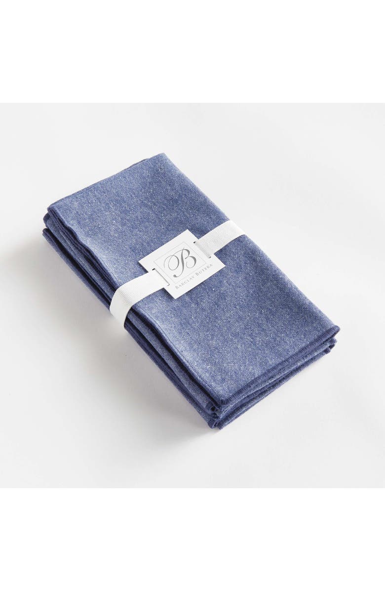Napa Home & Garden Barclay Butera Miramar Dinner Napkins Set Of 4, Alternate, color, Blue