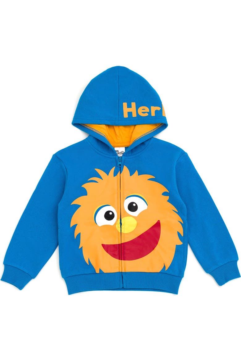 Boys' Fleece Zip-Up Hoodie, Main, color, Royal Blue Herbie