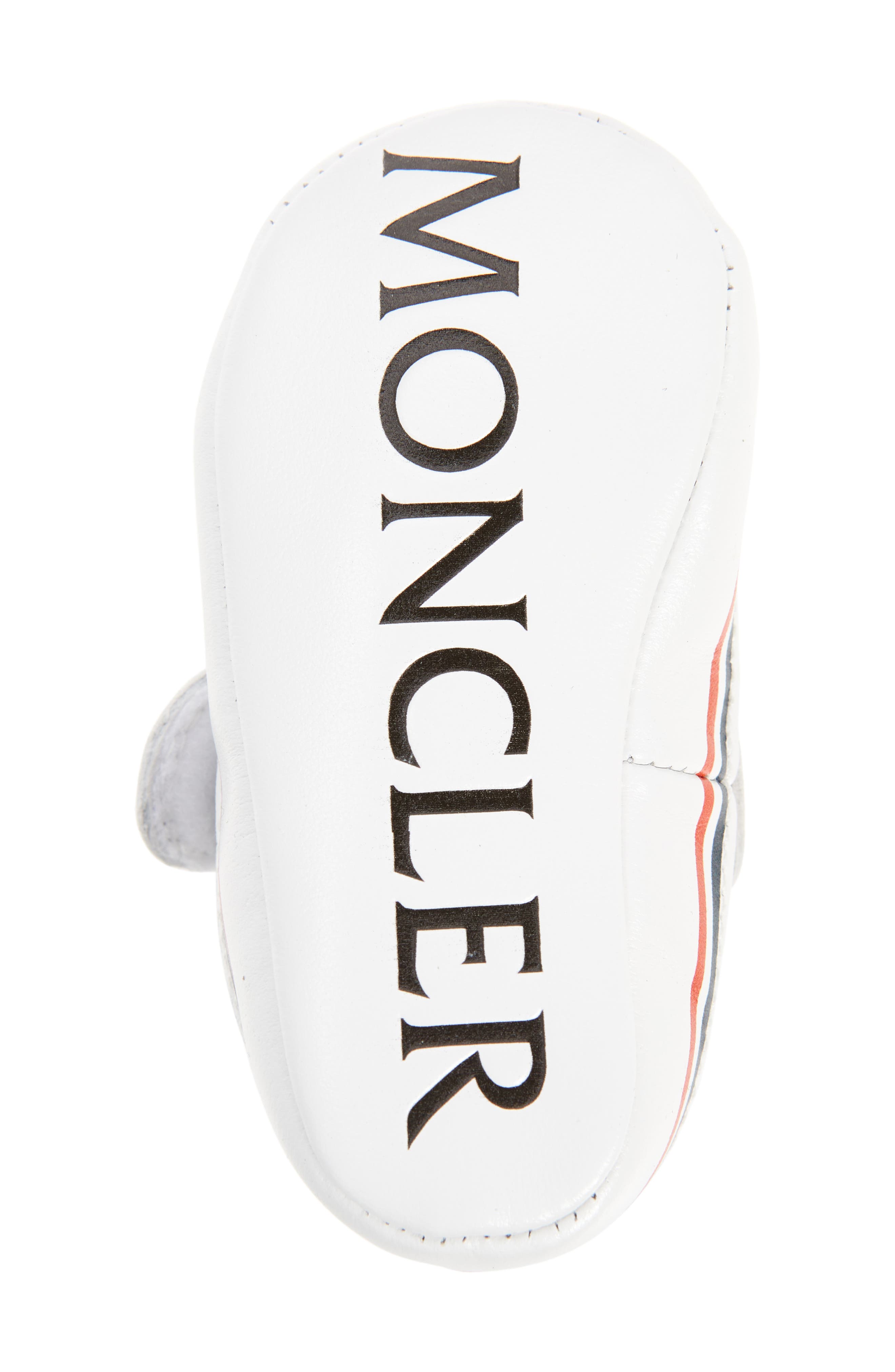Moncler Bebé Crib Shoe, Alternate, color, 