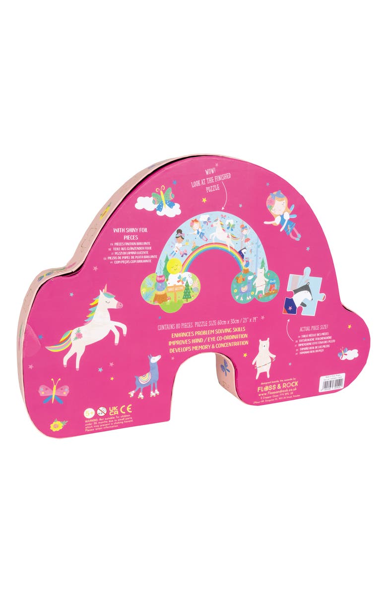 Floss & Rock Rainbow Fairy Jigsaw Puzzle, Alternate, color, Multi