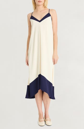 Luxely High-low Midi Slipdress