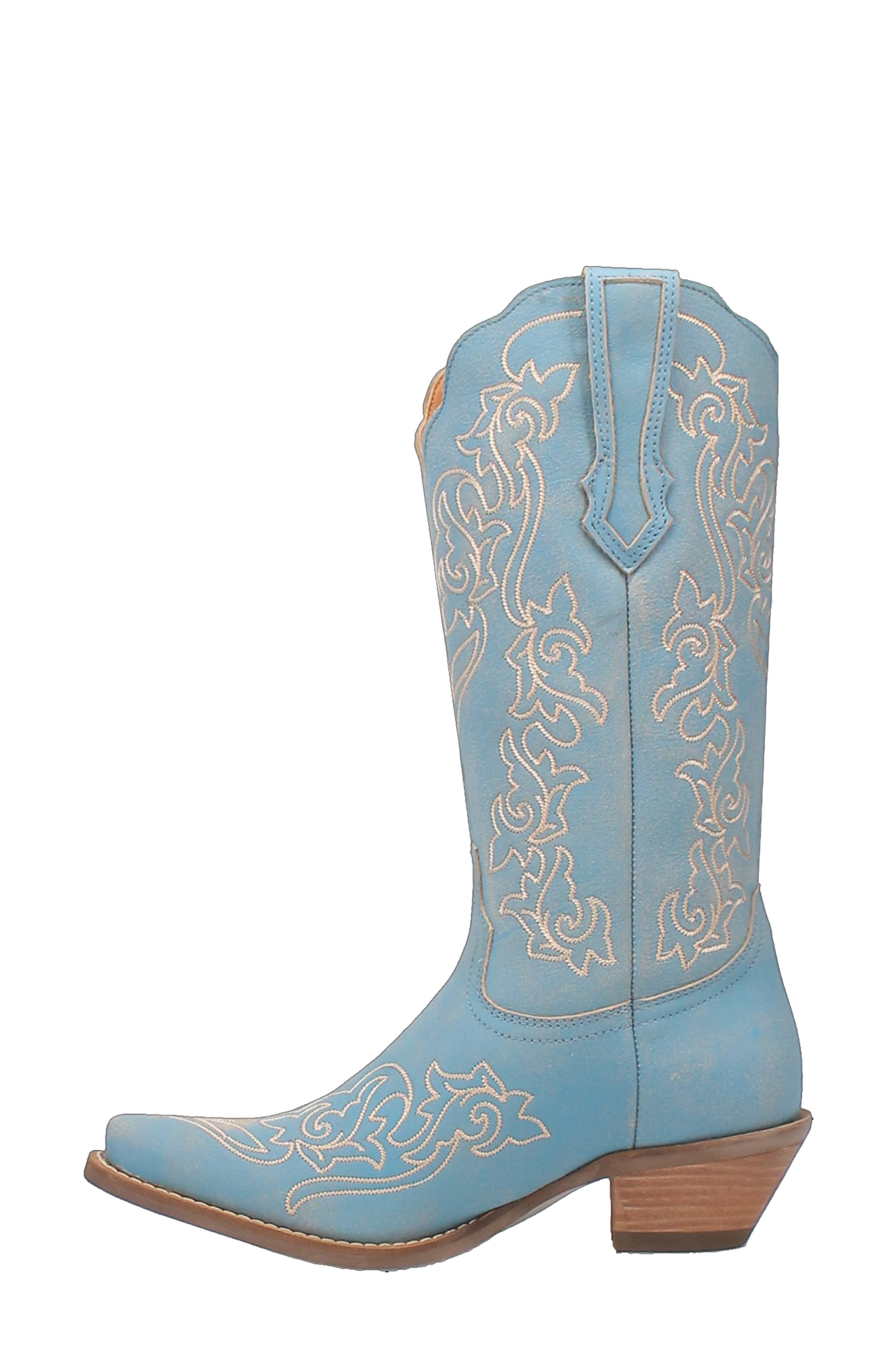 Flirty N' Fun Western Boot, Alternate, color, BLUE