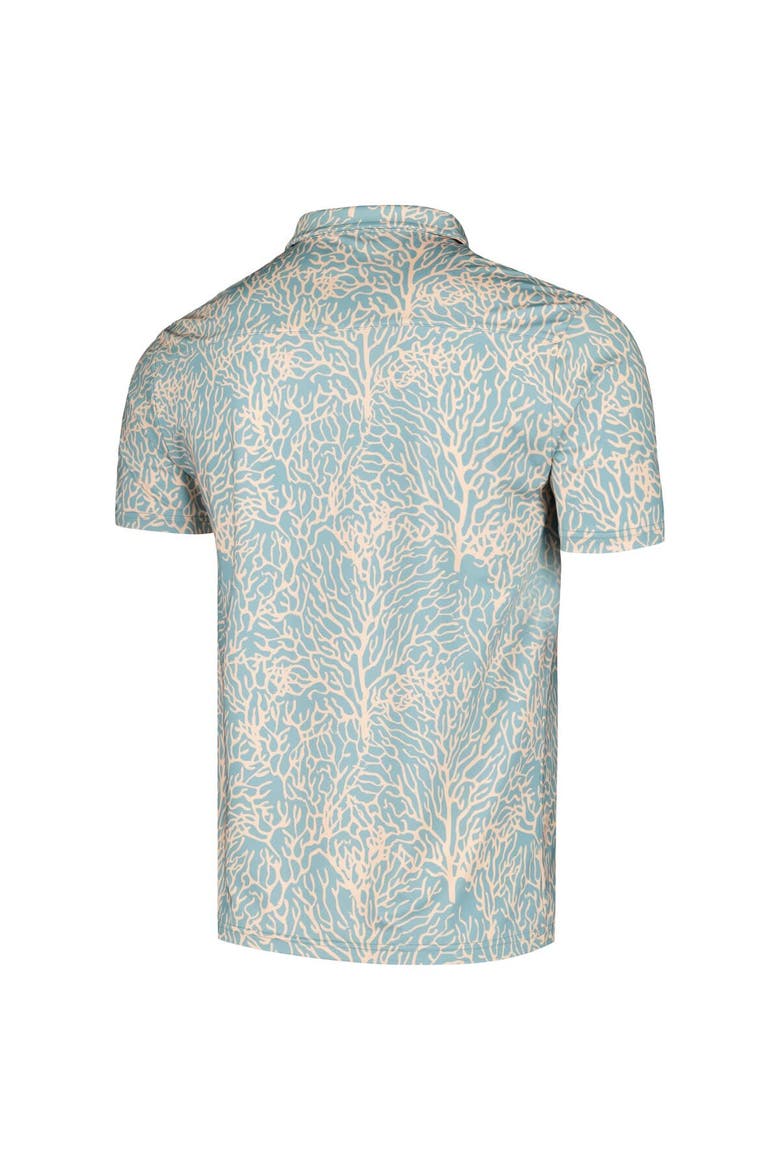 Men's Flomotion Blue THE PLAYERS Coral Reef Polo, Alternate, color, Blue