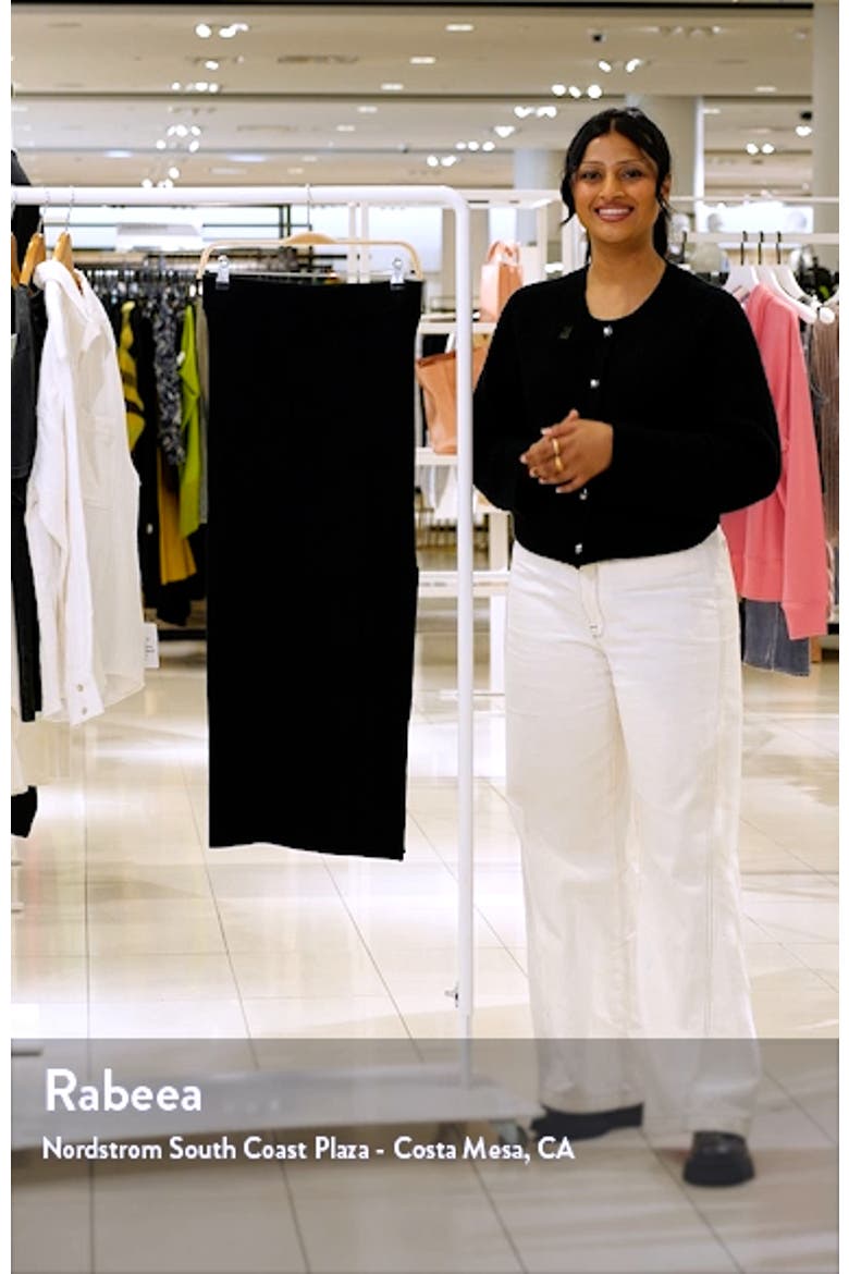 The Emma Rib Cotton Blend Maxi Skirt video
