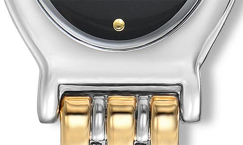 Ettika Classic Oval Dial Two-tone Bracelet Watch In Multi