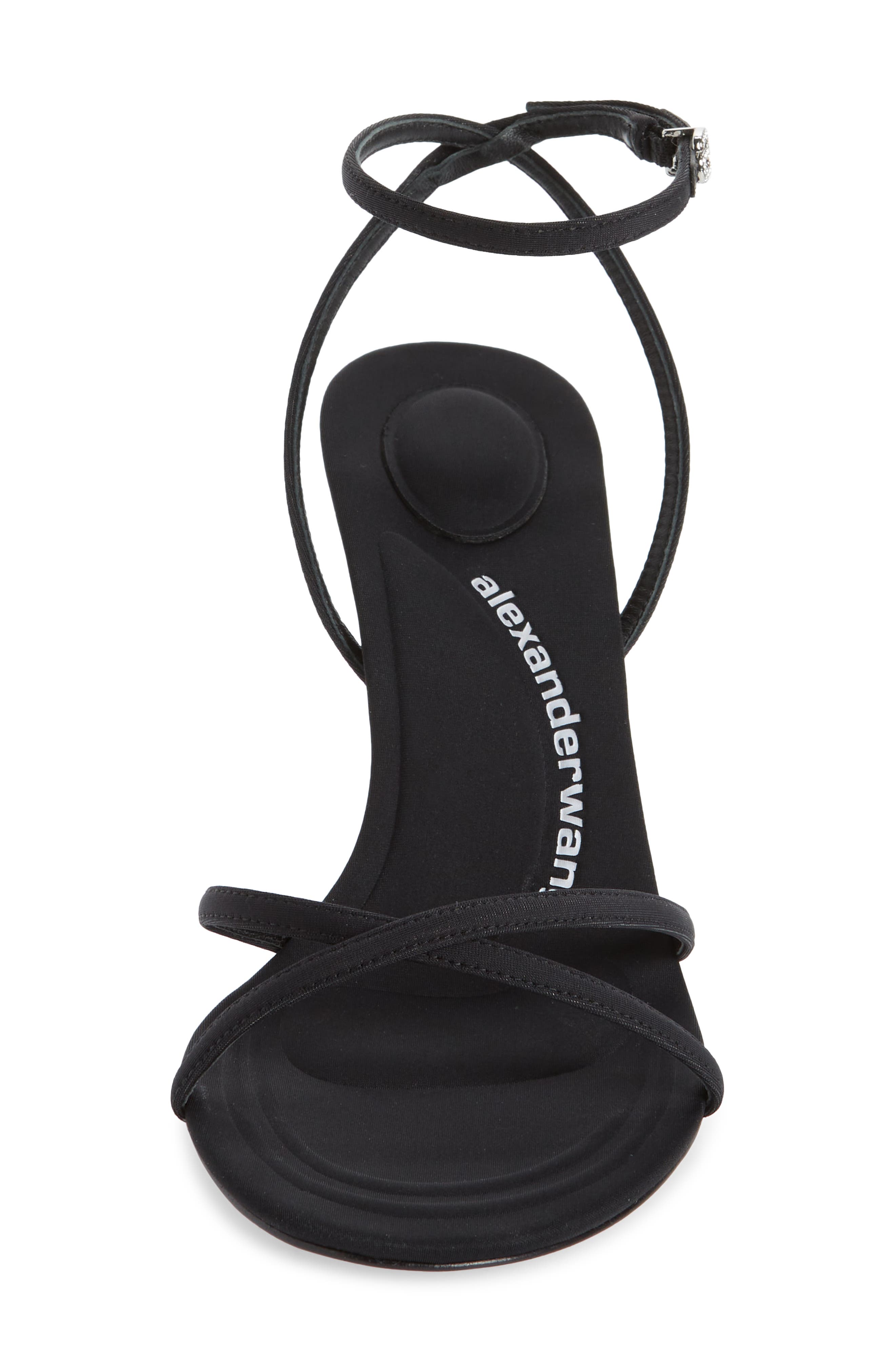 Alexander Wang Dahlia Rhinestone Logo Sandal, Alternate, color, 