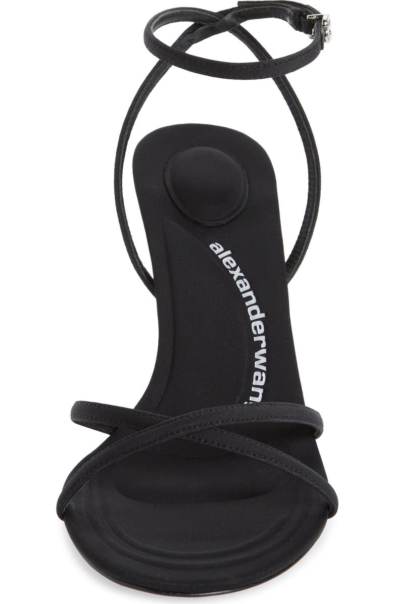 Alexander Wang Dahlia Rhinestone Logo Sandal, Alternate, color,
