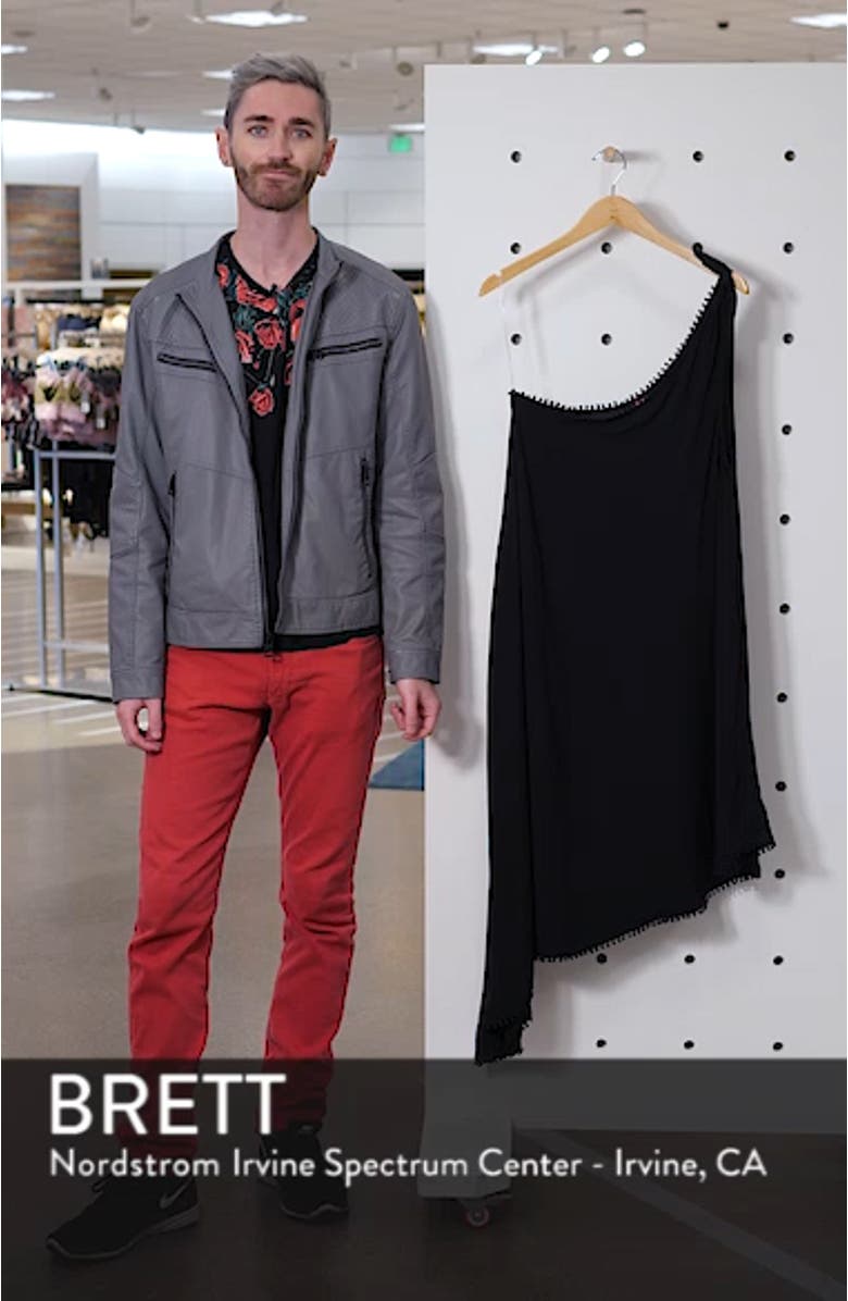 One-Shoulder Maxi Cover-Up Dress, sales video thumbnail