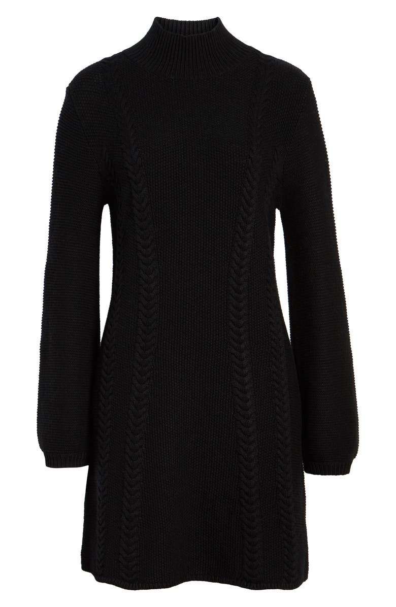 Caslon<sup>®</sup> Cable Knit Sweater Dress, Alternate, color, 