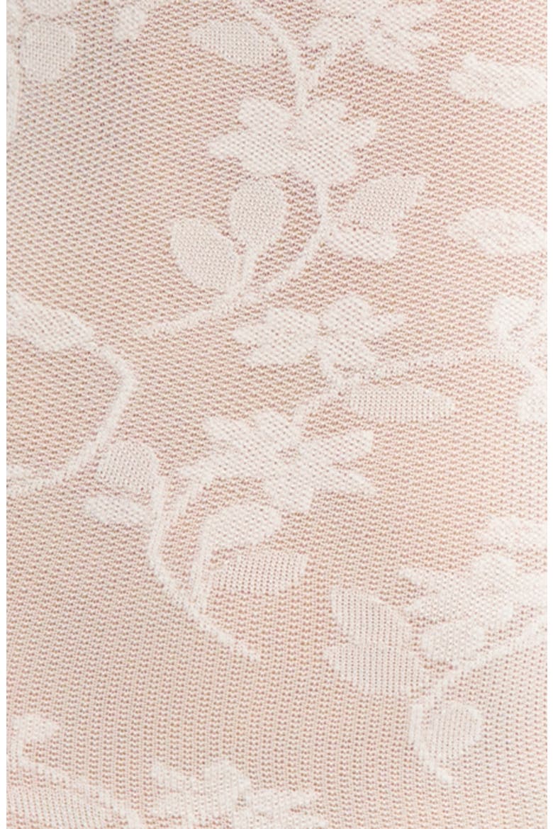 Sheer Lace Ankle Socks, Alternate, color, IVORY EGRET