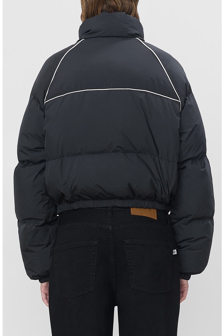 Down Puffer Jacket, Alternate, color, BLACK