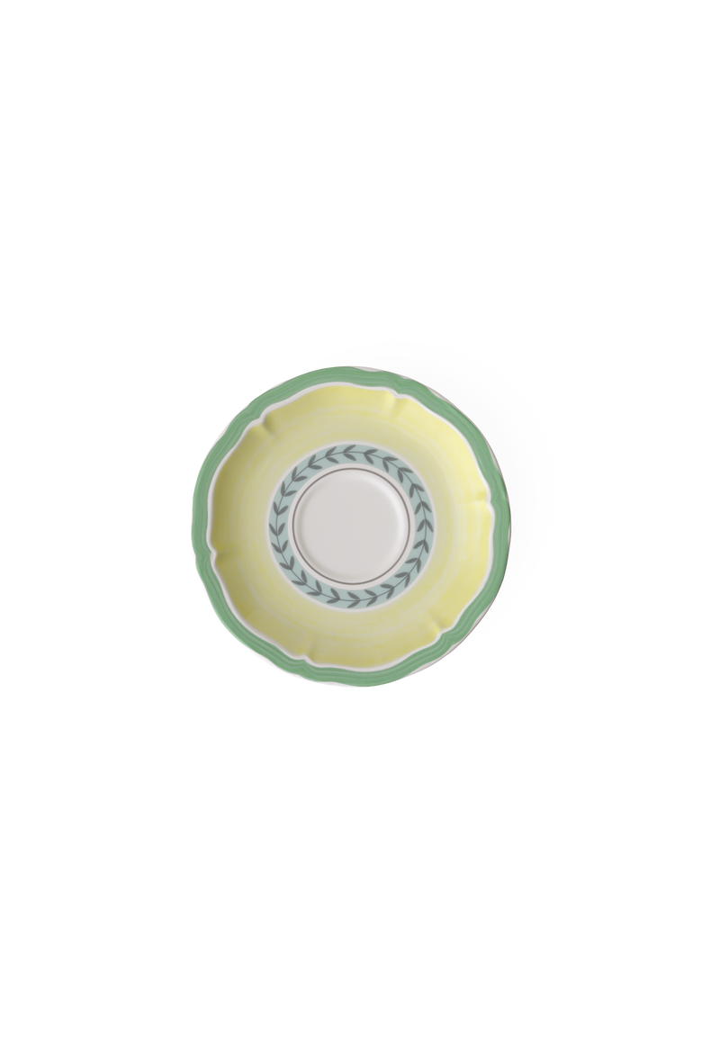 French Garden Fleurence Espresso Cup Saucer, Main, color, white