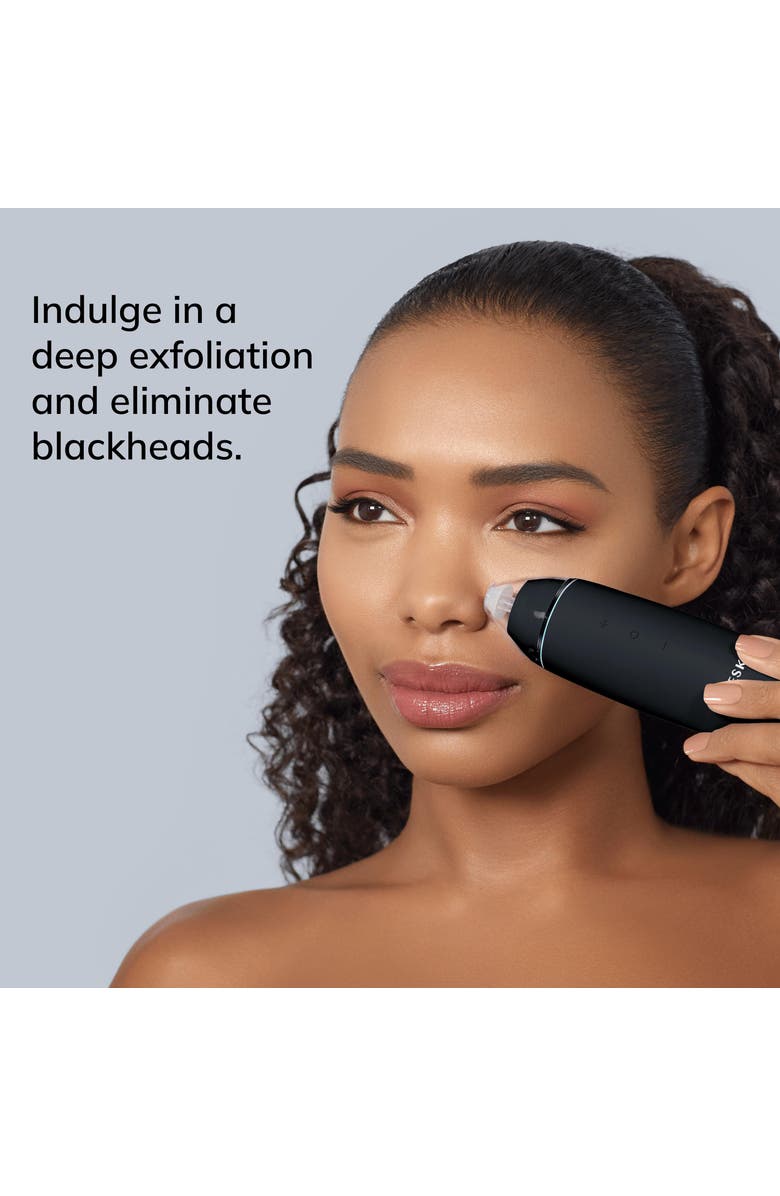 GESKE SmartAppGuided MicroDermabrasion Blackhead Remover | 7 in 1, Alternate, color, Black