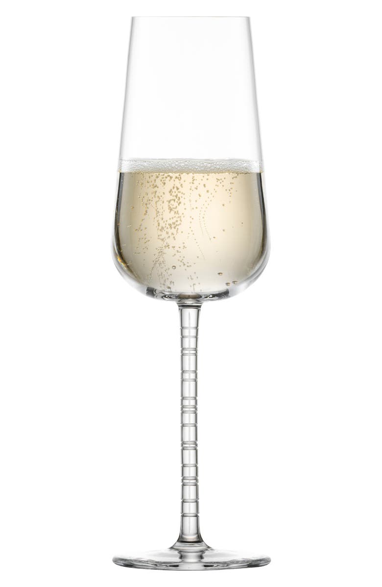 Fortessa Journey Set of 4 Champagne Flutes, Alternate, color, Clear