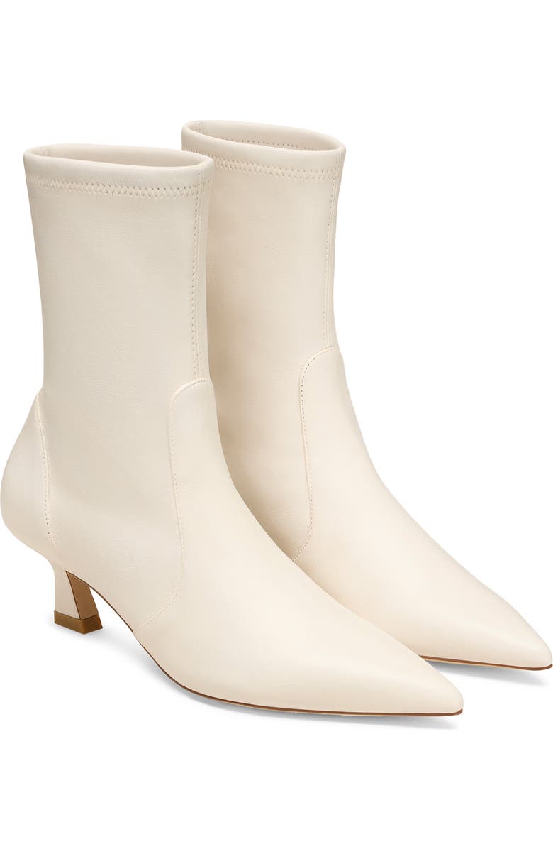 Stuart Weitzman Vinnie Bootie 50, Alternate, color, Cream.
