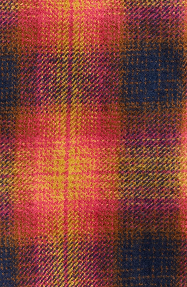 Billionaire Boys Club BB Curve Plaid Button-Up Shirt, Alternate, color, Navy Blazer